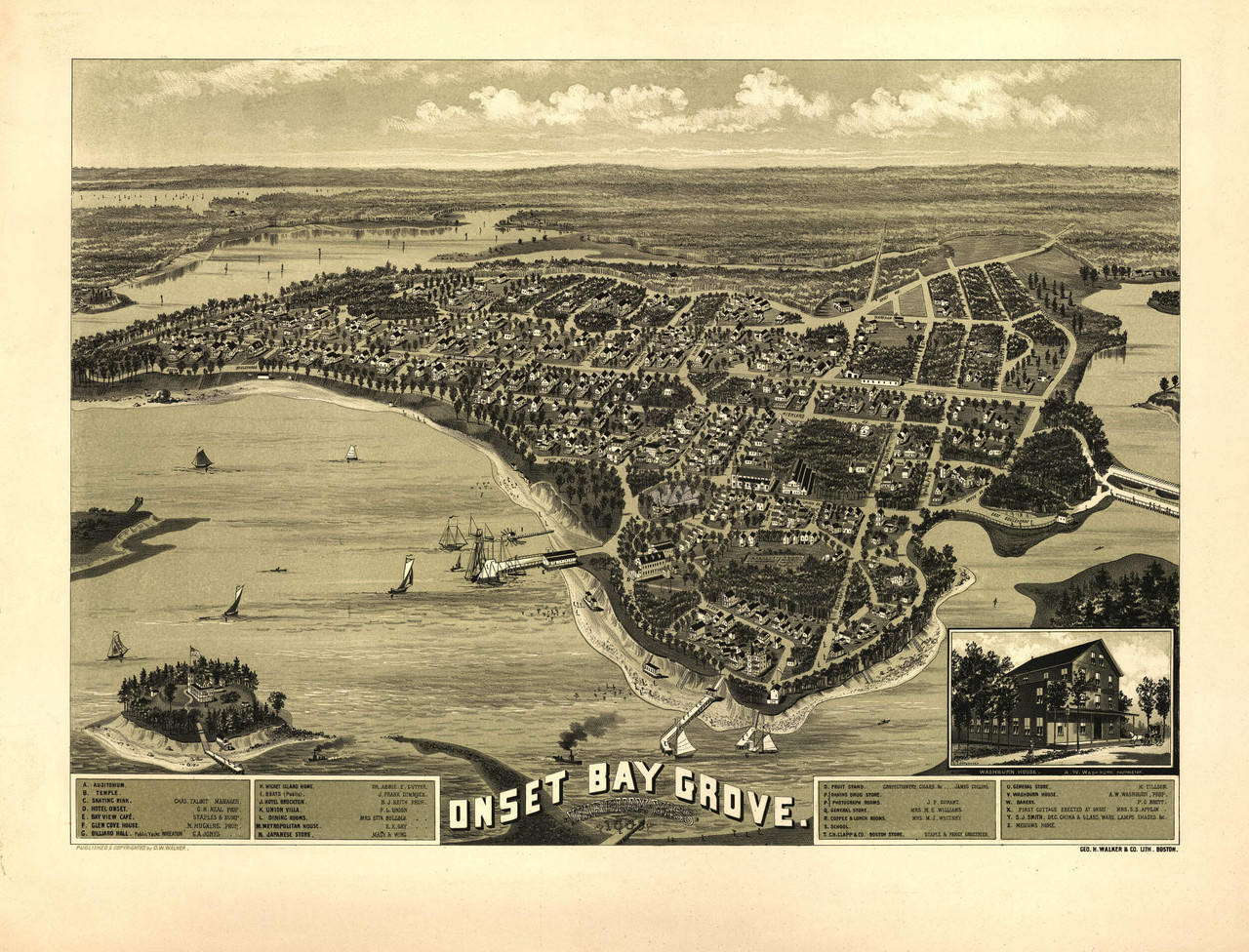 a map of hingham ma