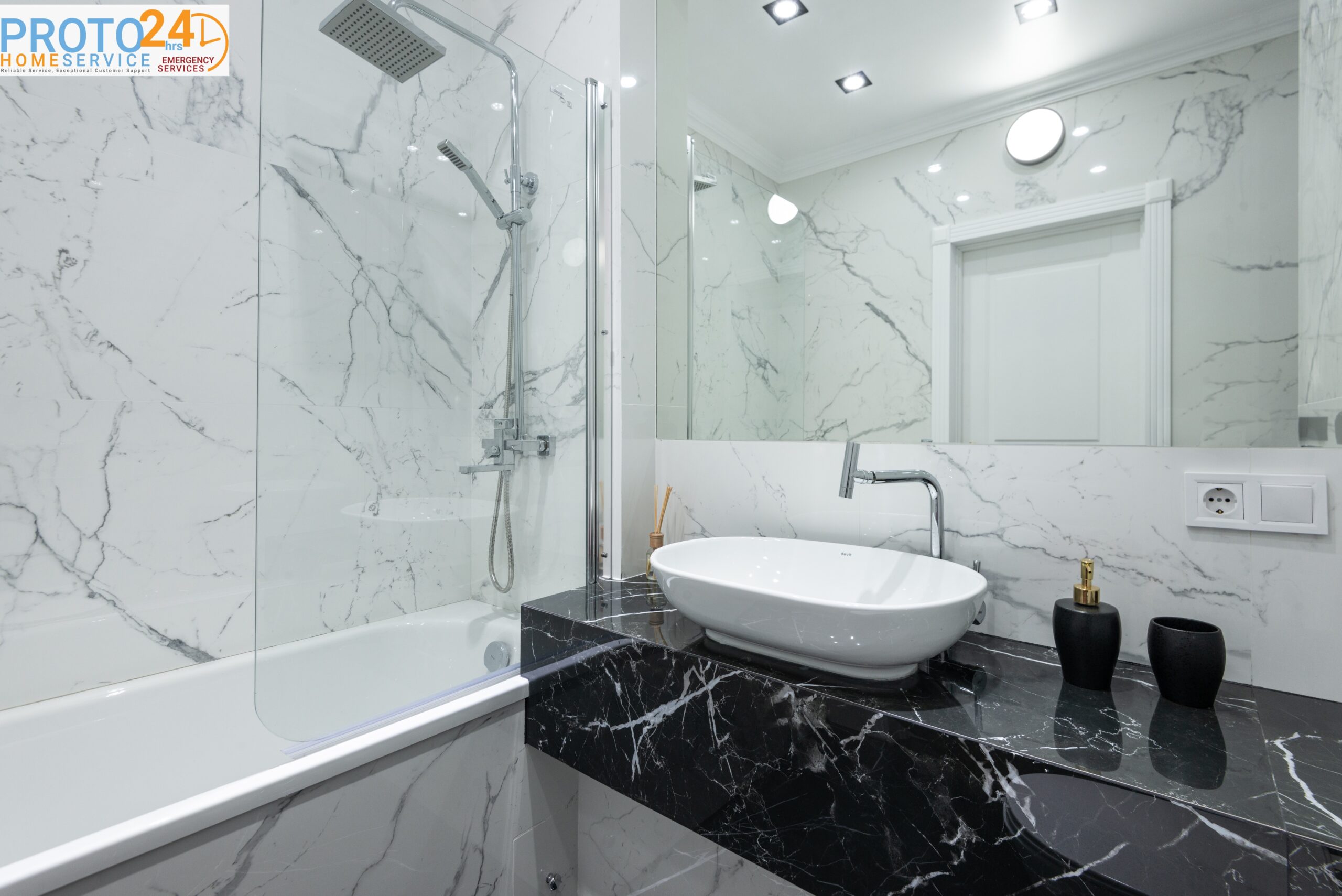 shower valve installation